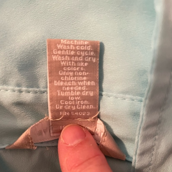 Banana Republic Women’s Sleeveless Polyester Top w/ Tie Waist Blue Size Small - Picture 4 of 4